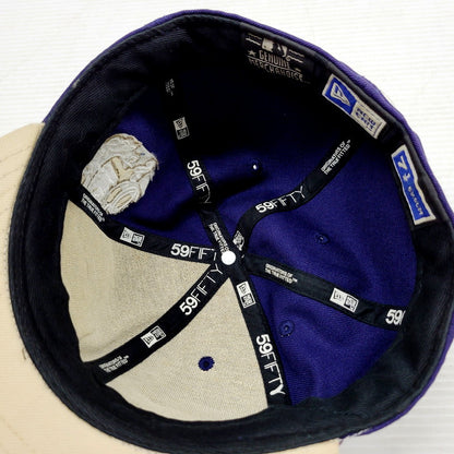 【中古品】【メンズ/レディース】 NEW ERA ニューエラ SAN DIEGO サンディエゴ ロゴ キャップ 刺繍 帽子 服飾雑貨 185-240709-ay-13-izu サイズ：7 1/2(59.6cm) カラー：ネイビー 万代Net店