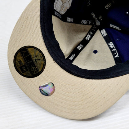 【中古品】【メンズ/レディース】 NEW ERA ニューエラ SAN DIEGO サンディエゴ ロゴ キャップ 刺繍 帽子 服飾雑貨 185-240709-ay-13-izu サイズ：7 1/2(59.6cm) カラー：ネイビー 万代Net店