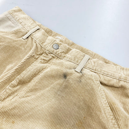 【中古品】【メンズ】  CARHARTT WIP SINGLE KNEE PANT カーハート ダブリューアイピー シングルニーパンツ コーデュロイ ズボン ボトムス 153-240611-ay-04-izu サイズ：34×32 カラー：ベージュ 万代Net店