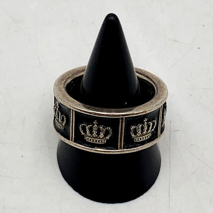 【中古品】【メンズ】 Justin Davis ジャスティンデイビス PRIDE&JOY CROWN RING SV925 プライド＆ジョイ クラウンリング 指輪 シルバー925 アクセサリー 192-240612-hi-19-izu カラー：シルバー 万代Net店