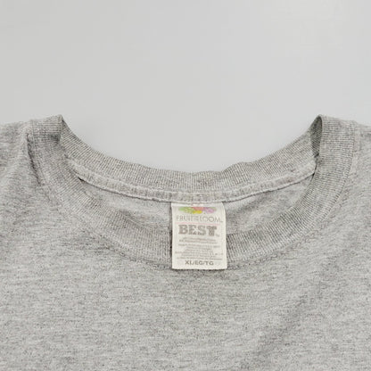 【現状渡し品】【メンズ】 FRUIT OF THE LOOM フルーツオブザルーム Tシャツ 半袖 トップス 146-240909-mm-12-izu サイズ：XL カラー：グレー 万代Net店