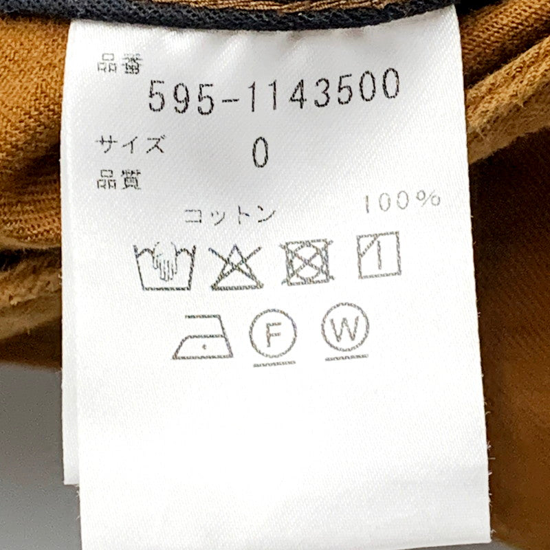 【中古品】【レディース】 MHL. エムエイチエル WASHED COTTON DRILL 595-1143500 ウォッシュドコットンドリル パンツ 168-240601-hi-01-izu カラー：ブラウン 万代Net店