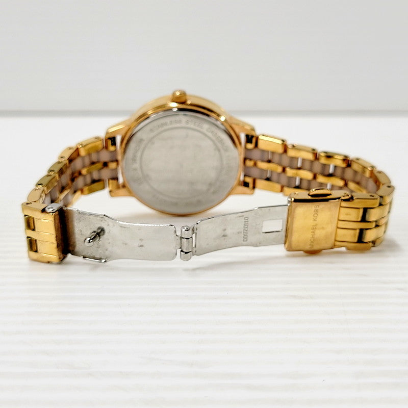 【中古品】【メンズ/レディース】 Michael Kors マイケルコース MK-4396 アナログ 腕時計 198-240916-as-09-izu カラー：ゴールド 万代Net店