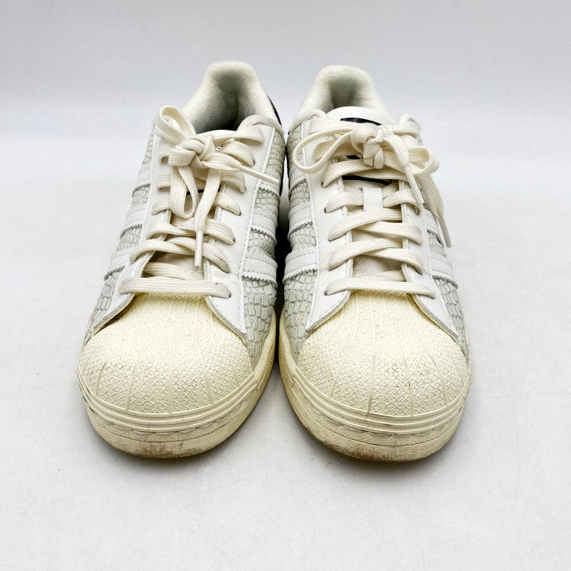 【中古品】【メンズ】 adidas アディダス × ATMOS アトモス コラボ SUPERSTAR G-SNK FY5253 スーパースター スニーカー 靴 161-240530-hi-13-izu サイズ：26.5cm US 8 1/2 カラー：ホワイト 万代Net店