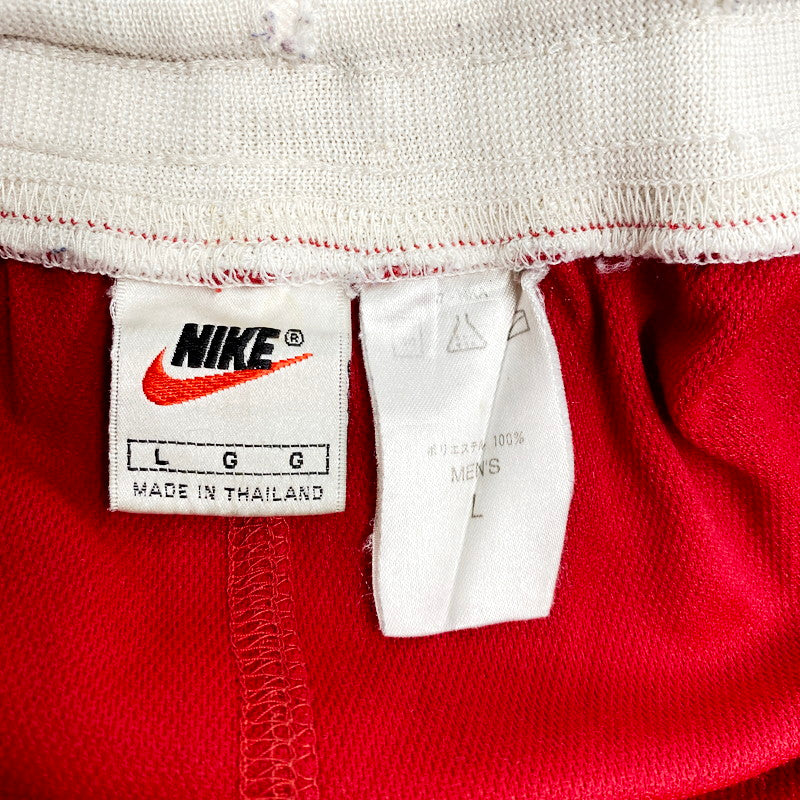 【中古品】【メンズ】 NIKE ナイキ 90’S HALF PANTS ハーフパンツ ショート ジャージ ショーツ パンツ ズボン ボトムス 157-240608-ay-02-izu サイズ：L カラー：レッド 万代Net店