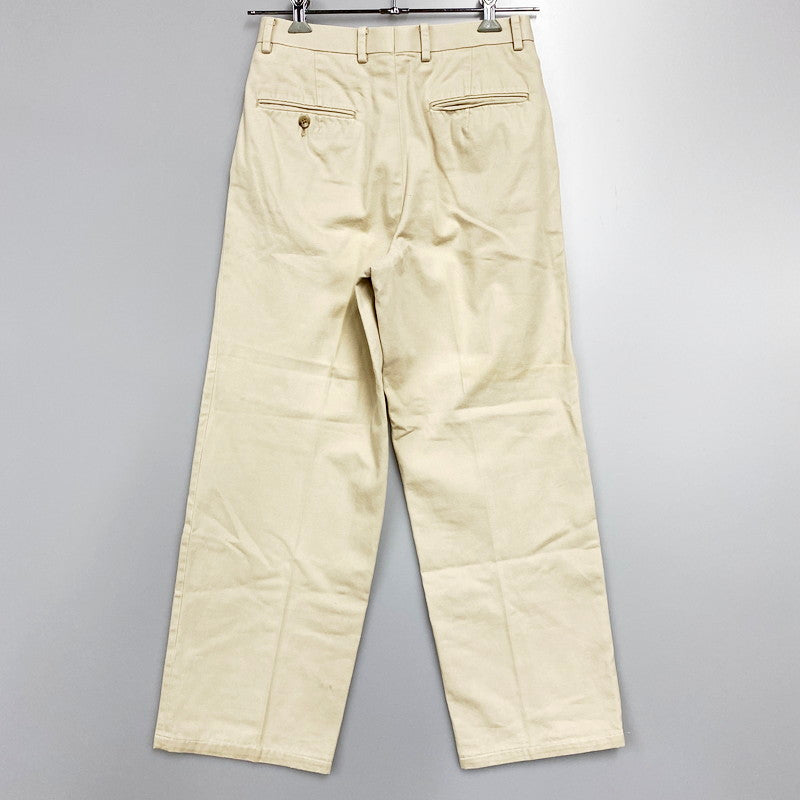 【中古品】【メンズ】  WILLIS&GEIGER TUCK PANTS ウィリスアンドガイガー タックパンツ ズボン ボトムス 157-240605-ay-15-izu サイズ：76 カラー：ベージュ 万代Net店