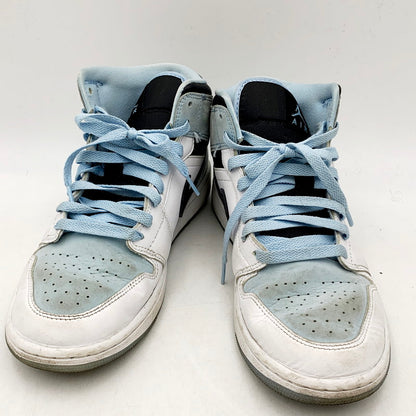 【中古品】【メンズ/レディース】 NIKE ナイキ AIR JORDAN 1 MID SE DV1308-104 エア ジョーダン 1 ミッド シーズナルエディション スニーカー シューズ 靴 160-240608-ay-27-izu サイズ：25cm カラー：WHITE/ICE BLUE-BLACK 万代Net店