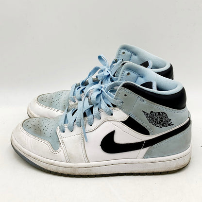 【中古品】【メンズ/レディース】 NIKE ナイキ AIR JORDAN 1 MID SE DV1308-104 エア ジョーダン 1 ミッド シーズナルエディション スニーカー シューズ 靴 160-240608-ay-27-izu サイズ：25cm カラー：WHITE/ICE BLUE-BLACK 万代Net店