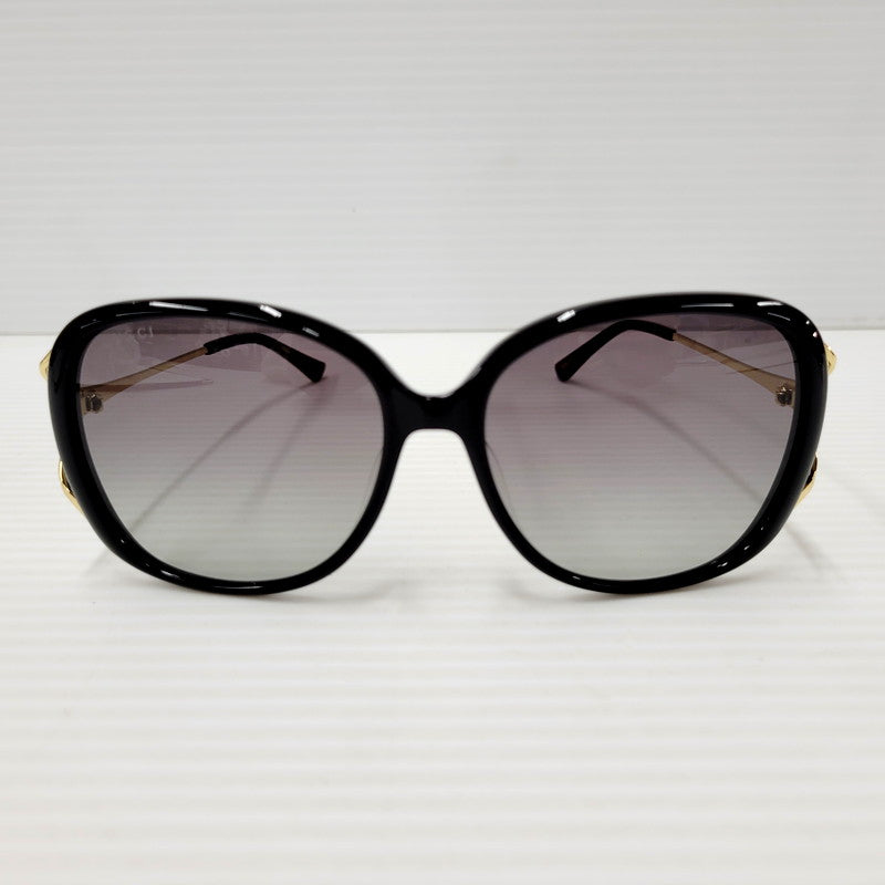 【中古美品】【メンズ/レディース】 GUCCI グッチ GG0649SK サングラス 小物 服飾雑貨 183-240613-ay-11-izu サイズ：58口16-135 カラー：ブラック×ゴールド 万代Net店