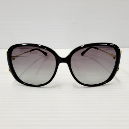 【中古美品】【メンズ/レディース】 GUCCI グッチ GG0649SK サングラス 小物 服飾雑貨 183-240613-ay-11-izu サイズ：58口16-135 カラー：ブラック×ゴールド 万代Net店