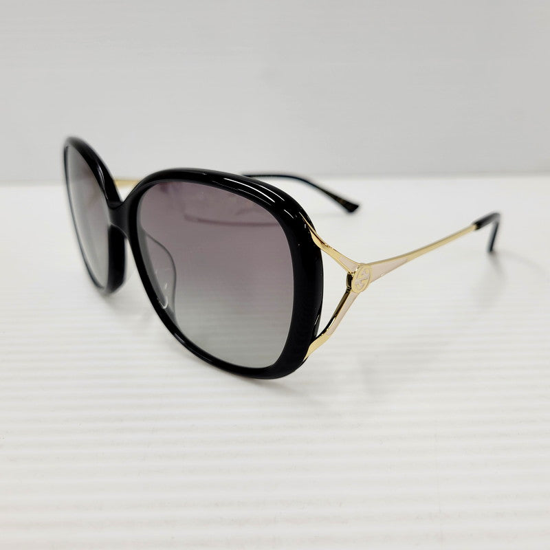 【中古美品】【メンズ/レディース】 GUCCI グッチ GG0649SK サングラス 小物 服飾雑貨 183-240613-ay-11-izu サイズ：58口16-135 カラー：ブラック×ゴールド 万代Net店
