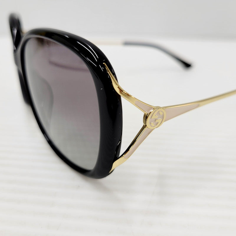 【中古美品】【メンズ/レディース】 GUCCI グッチ GG0649SK サングラス 小物 服飾雑貨 183-240613-ay-11-izu サイズ：58口16-135 カラー：ブラック×ゴールド 万代Net店