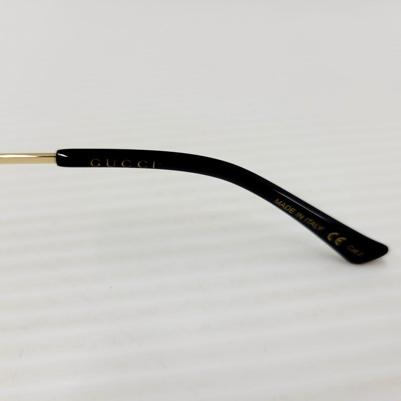 【中古美品】【メンズ/レディース】 GUCCI グッチ GG0649SK サングラス 小物 服飾雑貨 183-240613-ay-11-izu サイズ：58口16-135 カラー：ブラック×ゴールド 万代Net店