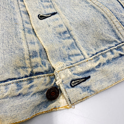 【現状渡し品】【メンズ】 Levi's リーバイス CUSTOM DENIM JACKET 73549-0214 カスタムデニムジャケット ライトアウター 146-240614-hi-01-izu カラー：ライトインディゴ 万代Net店