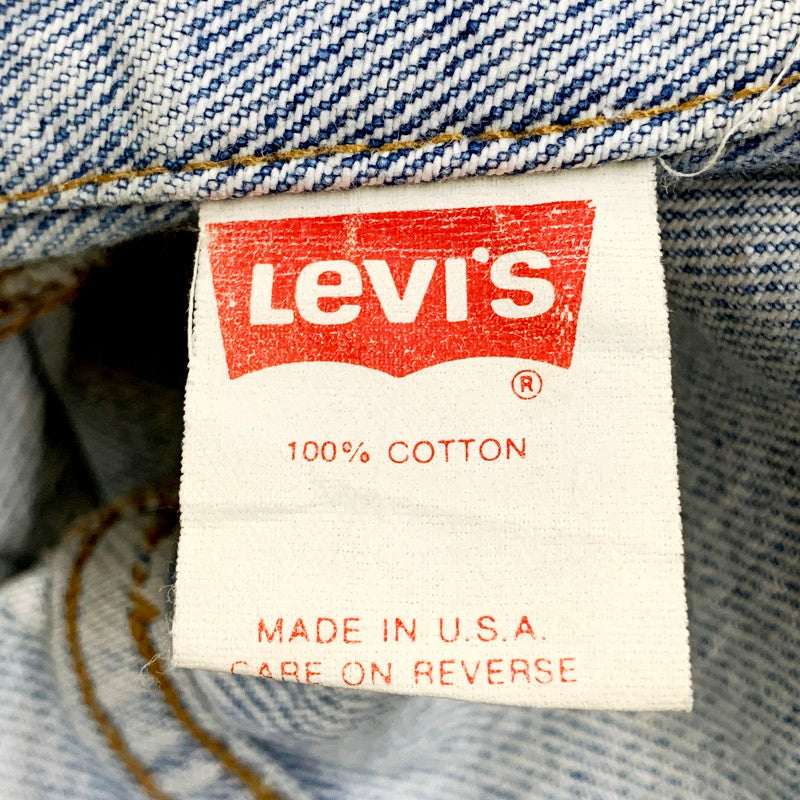 【現状渡し品】【メンズ】 Levi's リーバイス CUSTOM DENIM JACKET 73549-0214 カスタムデニムジャケット ライトアウター 146-240614-hi-01-izu カラー：ライトインディゴ 万代Net店