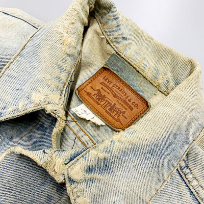 【現状渡し品】【メンズ】 Levi's リーバイス CUSTOM DENIM JACKET 73549-0214 カスタムデニムジャケット ライトアウター 146-240614-hi-01-izu カラー：ライトインディゴ 万代Net店