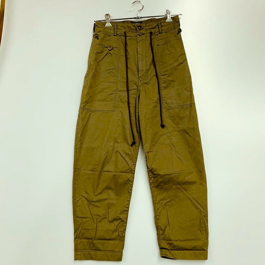 【中古品】【レディース】 Y's ワイズ YB-P02-028 ギミックポケットベイカーパンツ ズボン ボトムス 168-240620-ay-07-izu サイズ：1 カラー：カーキ 万代Net店