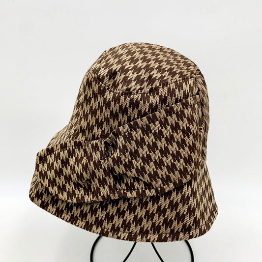 【中古品】【レディース】 MAXMARA BUCKET HAT マックスマーラ バケットハット イタリア製 帽子 服飾雑貨 183-240626-ay-36-izu サイズ：57 カラー：ブラウン系 万代Net店