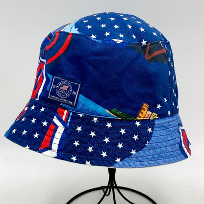 【中古品】【メンズ】 POLO RALPH LAUREN ポロ・ラルフローレン 2016 RIO OLYMPIC BUCKET HAT バケットハット 帽子 185-240615-hi-08-izu サイズ：L/XL カラー：ブルー 万代Net店