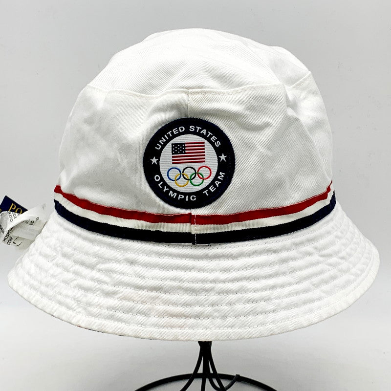 【中古品】【メンズ】 POLO RALPH LAUREN ポロ・ラルフローレン 2016 RIO OLYMPIC BUCKET HAT バケットハット 帽子 185-240615-hi-08-izu サイズ：L/XL カラー：ブルー 万代Net店