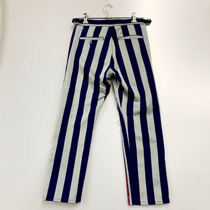 【中古品】【メンズ】  COMME DES GARCONS HOMME PLUS コムデギャルソンオムプリュス PP-04056S AD2000 00S STRIPE DESIGN WOOL PANTS ストライプデザイン ウールパンツ ボトムス 151-240622-mm-6-izu サイズ：S カラー：マルチ 万代Net店