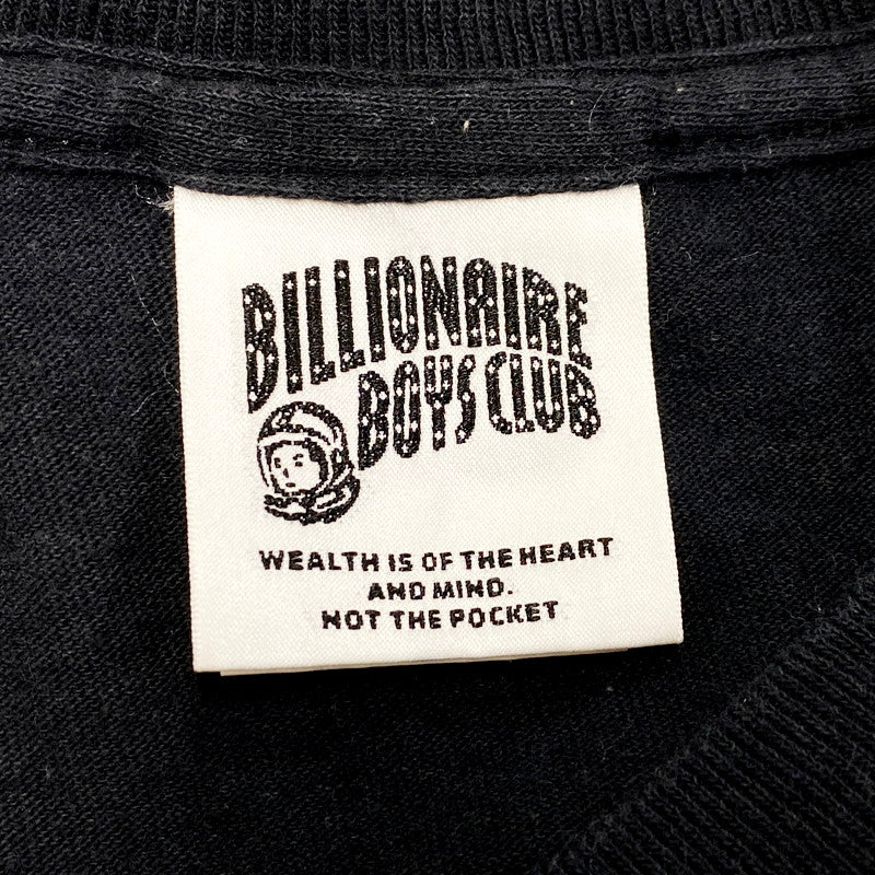 【中古品】【メンズ】 Billionaire Boys Club ビリオネアボーイズクラブ BBCRS185T001 プリントTシャツ 半袖 トップス 142-240712-ay-09-izu サイズ：L カラー：ブラック 万代Net店