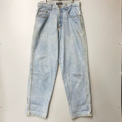 【中古品】【メンズ】  POLO JEANS RALPH LAUREN ポロ ジーンズ ラルフローレン メキシコ製 90S BAGGY DENIM PANTS バギー デニムパンツ ジーンズ ボトムス 157-240628-mm-3-izu サイズ：34 カラー：ライトインディゴ 万代Net店