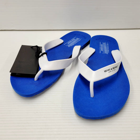 【中古品】【メンズ】 NEIGHBORHOOD ネイバーフッド HENRY&HENRY/R-SANDAL 161EIHRN-FW02 ヘンリーアンドヘンリー ビーチ サンダル シューズ 靴 165-240719-ay-05-izu サイズ：43-44 カラー：ブルー×ホワイト 万代Net店