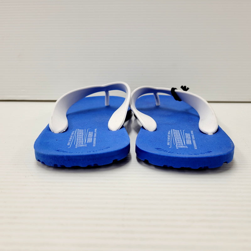 【中古品】【メンズ】 NEIGHBORHOOD ネイバーフッド HENRY&HENRY/R-SANDAL 161EIHRN-FW02 ヘンリーアンドヘンリー ビーチ サンダル シューズ 靴 165-240719-ay-05-izu サイズ：43-44 カラー：ブルー×ホワイト 万代Net店