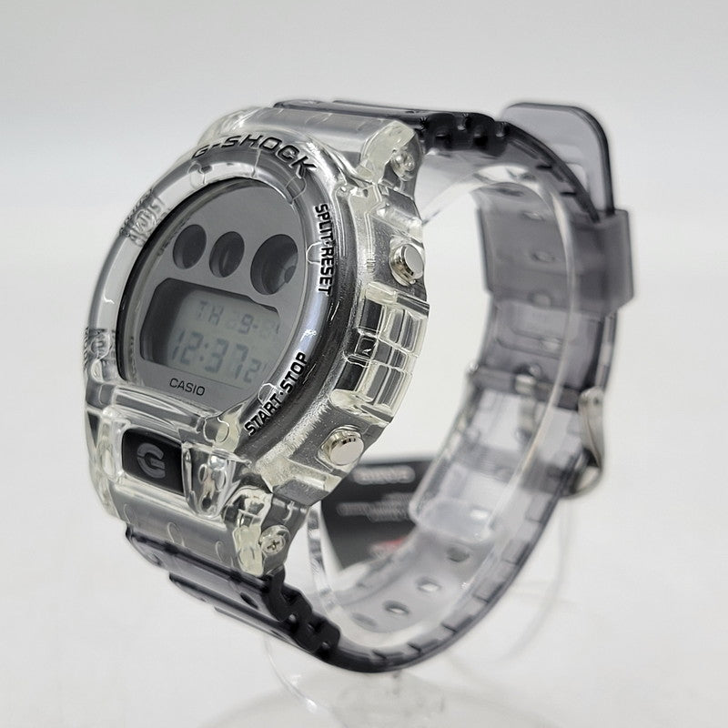 【中古美品】【メンズ/レディース】 G-SHOCK ジーショック DW-6900SK-1 腕時計 196-260527-as-07-izu カラー：クリア×ブラック 万代Net店