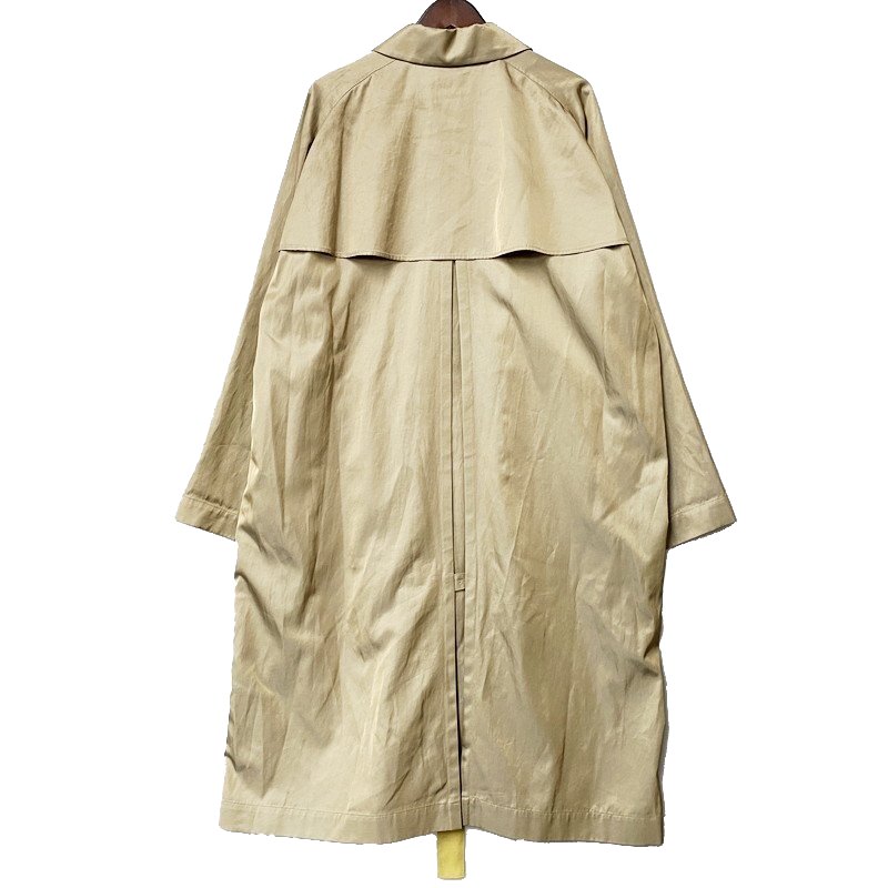 【中古品】【メンズ】  ATHA SOUTIEN COLLAR COAT A-2010-T-05 アタ ステンカラーコート ロング アウター 140-240703-ay-27-izu サイズ：F カラー：ベージュ系 万代Net店