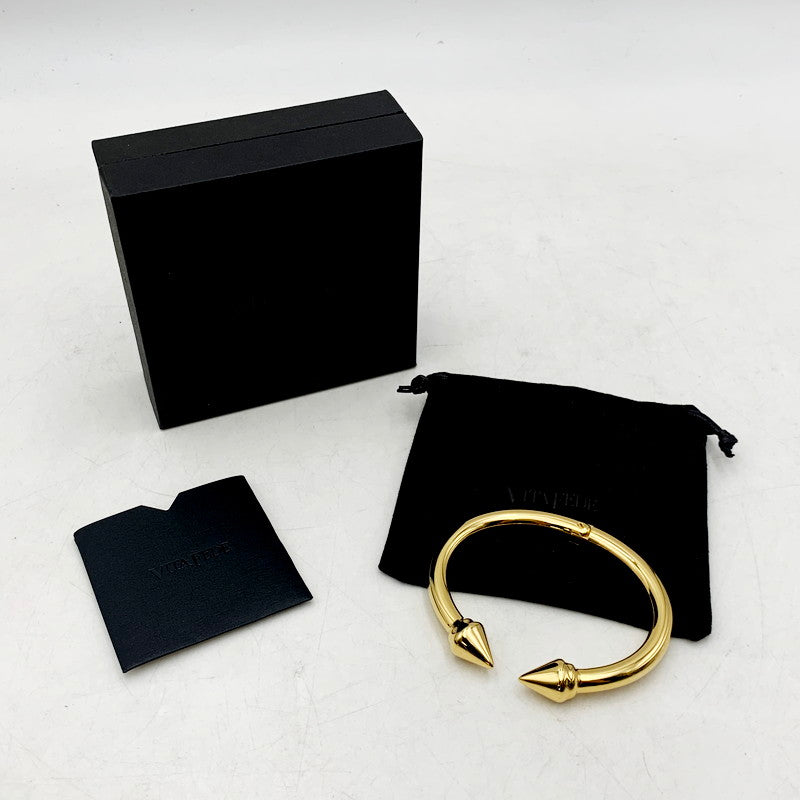 【中古品】【メンズ/レディース】  VITA FEDE GOLD BANGLE ヴィタフェデ ゴールドバングル イタリア製 アクセサリー 192-240706-ay-04-izu カラー：ゴールド 万代Net店