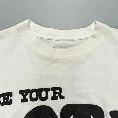 【中古品】【メンズ】  CPFM カクタスプラントフリーマーケット × DOVER STREET MARKET ドーバー ストリート マーケット コラボ WHEN WE ALL VOTE L/S TEE ロングスリーブ プリントTシャツ 長袖Tシャツ 142-240707-hi-03-izu サイズ：M カラー：ホワイト 万代Net店