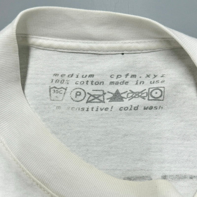 【中古品】【メンズ】  CPFM カクタスプラントフリーマーケット × DOVER STREET MARKET ドーバー ストリート マーケット コラボ WHEN WE ALL VOTE L/S TEE ロングスリーブ プリントTシャツ 長袖Tシャツ 142-240707-hi-03-izu サイズ：M カラー：ホワイト 万代Net店