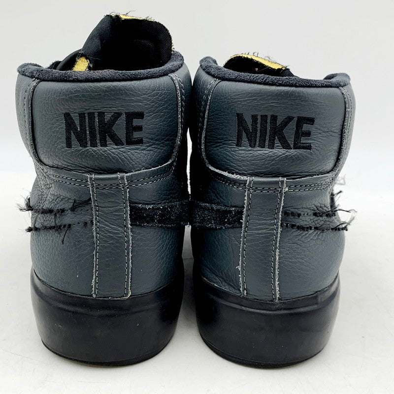 【中古品】【メンズ】 NIKE SB ナイキエスビー BLAZER MID EDGE DA2189-00 ズーム ブレーザー ミッド エッジ スニーカー シューズ 靴 160-240713-mk-05-izu サイズ：27.5cm カラー：IRON GREY BLACK-BLACK 万代Net店