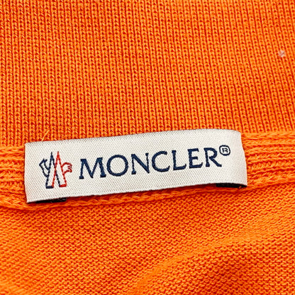 【中古品】【メンズ】 MONCLER モンクレール MAGLIA POLO MANICA D10918340800 84556 ポロシャツ 半袖 トップス 141-240715-as-16-izu サイズ：XS カラー：オレンジ 万代Net店