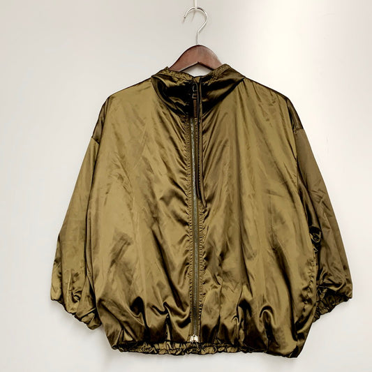 【中古品】【メンズ】 PRADA SPORTS プラダスポーツ 00S HIGH NECK NYLON JACKET ハイネック ナイロン ジャケット アウター 141-240715-as-07-izu カラー：カーキ 万代Net店