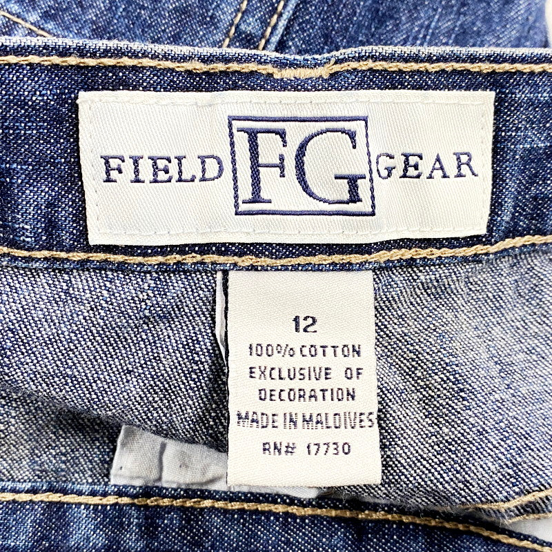 【中古品】【メンズ】  FIELD GEAR DENIM PANTS デニムパンツ 花柄 刺繍 ジーンズ ズボン ボトムス 157-240716-ay-30-izu サイズ：12 カラー：インディゴ 万代Net店