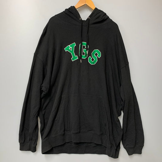 【中古品】【メンズ】  YOUNGER SONG HOODED SWEATSHIRT ヤンガーソング フーディ スウェット パーカー ロゴ 刺繍 トップス 142-240722-ay-10-izu サイズ：XL カラー：ブラック 万代Net店