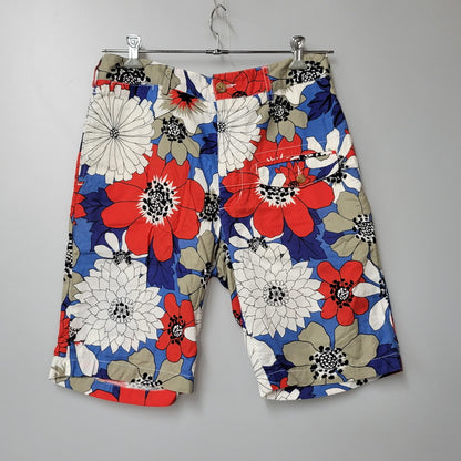 【中古品】【メンズ】 Engineered Garments エンジニアードガーメンツ FLOWER SHORT PANTS フラワー 花柄 ショート パンツ ボトムス 151-240721-mm-04-izu サイズ：34 カラー：マルチ 万代Net店