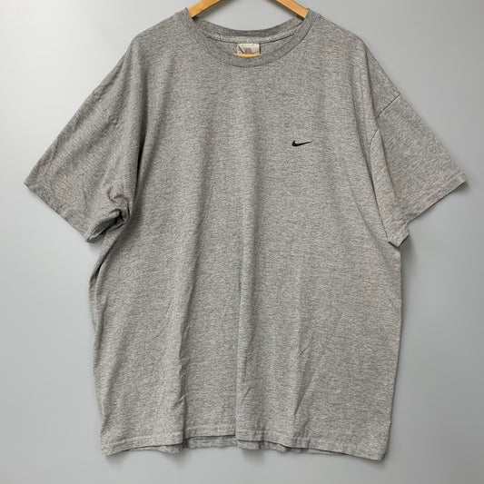 【中古品】【メンズ】 NIKE ナイキ 00S SS TEE 半袖Tシャツ ロゴ 刺繍 トップス 146-240726-ay-13-izu サイズ：XXL カラー：グレー 万代Net店