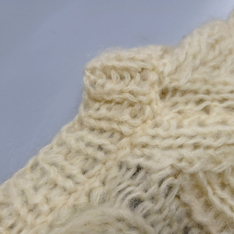 【中古品】【メンズ】 BOBBIE BROOKS 60-70S MOHAIR WOOL V NECK KNIT SWEATER ITALY VINTAGE モヘアウールニット Vネック セーター イタリアヴィンテージ トップス 146-240726-ay-01-izu サイズ：下記参照 カラー：ホワイト 万代Net店