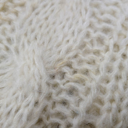 【中古品】【メンズ】 BOBBIE BROOKS 60-70S MOHAIR WOOL V NECK KNIT SWEATER ITALY VINTAGE モヘアウールニット Vネック セーター イタリアヴィンテージ トップス 146-240726-ay-01-izu サイズ：下記参照 カラー：ホワイト 万代Net店