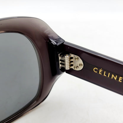 【中古品】【メンズ/レディース】 CELINE セリーヌ CL400491 SUNGLASSES サングラス 小物 服飾雑貨 183-240726-ay-04-izu サイズ：56口19-130 カラー：ブラック 万代Net店