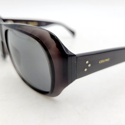 【中古品】【メンズ/レディース】 CELINE セリーヌ CL400491 SUNGLASSES サングラス 小物 服飾雑貨 183-240726-ay-04-izu サイズ：56口19-130 カラー：ブラック 万代Net店