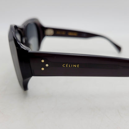 【中古品】【メンズ/レディース】 CELINE セリーヌ CL400491 SUNGLASSES サングラス 小物 服飾雑貨 183-240726-ay-04-izu サイズ：56口19-130 カラー：ブラック 万代Net店