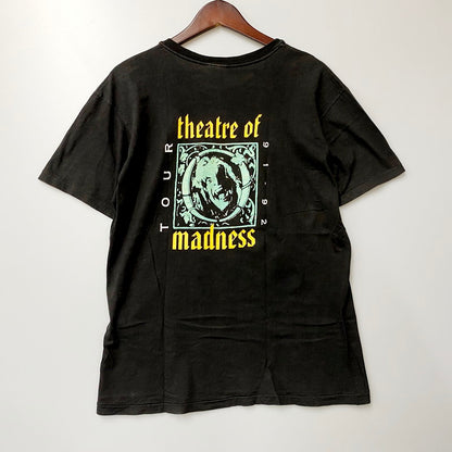 【中古品】【メンズ】  HANES OZZY OSBOURNE 90S THEATRE OF MADNESS TOUR TEE ヘインズ オジーオズボーン USA製 c1991 プリント Tシャツ 半袖 トップス 146-240728-as-10-izu サイズ：L カラー：ブラック 万代Net店