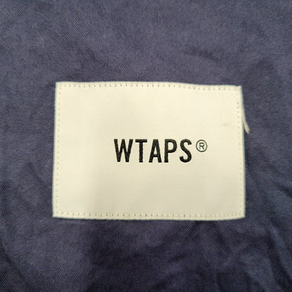 【中古品】【メンズ】 WTAPS ダブルタップス BD 02 LS COTTON TWILL 212TQDT-SHM02 コットン ツウィル 長袖シャツ トップス 142-240802-as-03-izu サイズ：02 カラー：ネイビー 万代Net店