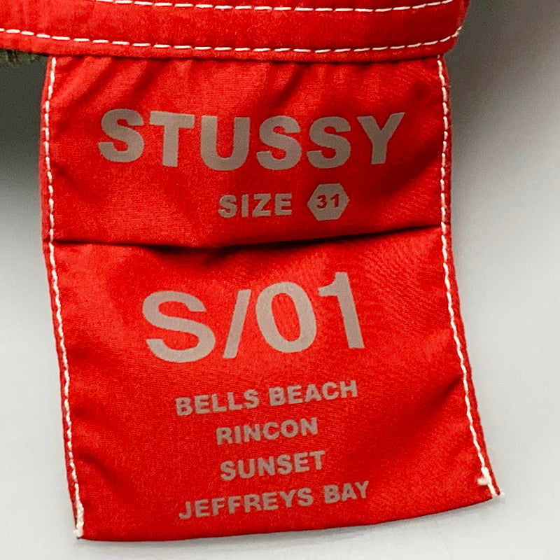 【中古品】【メンズ】 STUSSY ステューシー 00'S スイムショーツ ハーフパンツ ショートパンツ ボトムス 153-240729-as-30-izu サイズ：31 カラー：グリーン 万代Net店