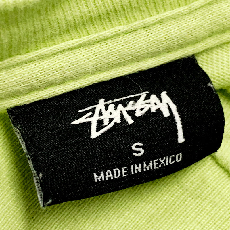 【中古品】【メンズ】 STUSSY ステューシー One World LS TEE 長袖 Tシャツ ロンT トップス 142-240729-as-13-izu サイズ：S カラー：グリーン系 万代Net店